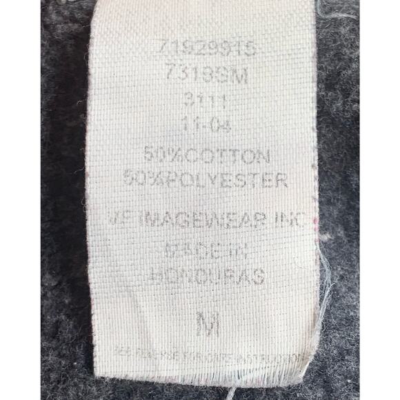 Vintage Lee Heavyweight Sweatshirt Crewneck Sz Medium Gray Embroidery Fredonia - Picture 8 of 11